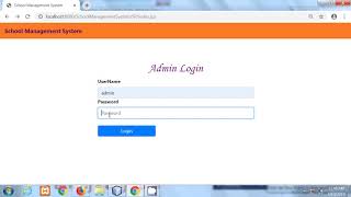 School Management System Project JSP MYSQL Netbeans | Part 9