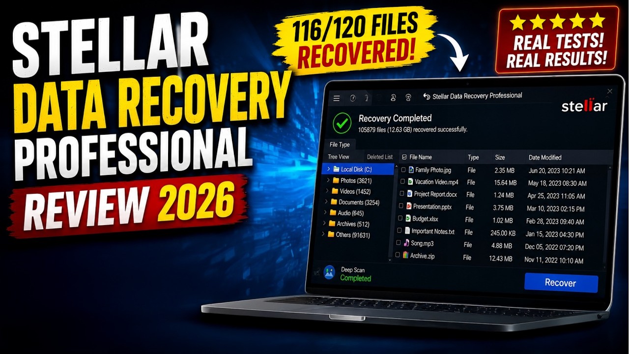 Stellar Data Recovery 12 Professional ( Installation )