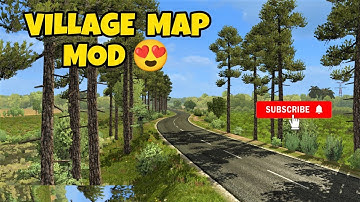 Village Map Mod For Bus Simulator Indonesia #mountainmap #village #mapmod #offroding  #modbussid