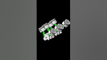V8 Engine #mechanical #animation #engineering #automobile #mechanism #cad #v8engine