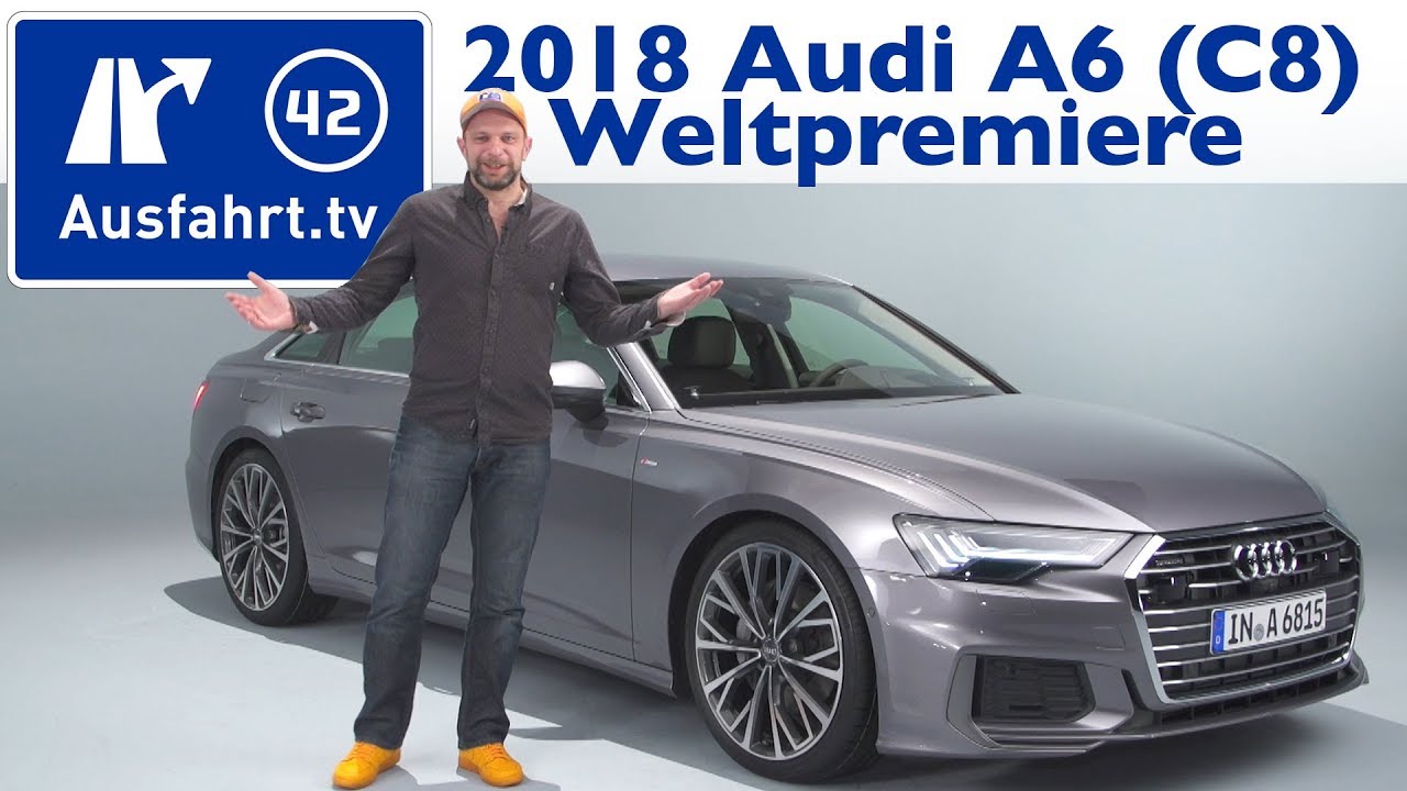 2018 Audi A6 (C8) Weltpremiere, Sitzprobe