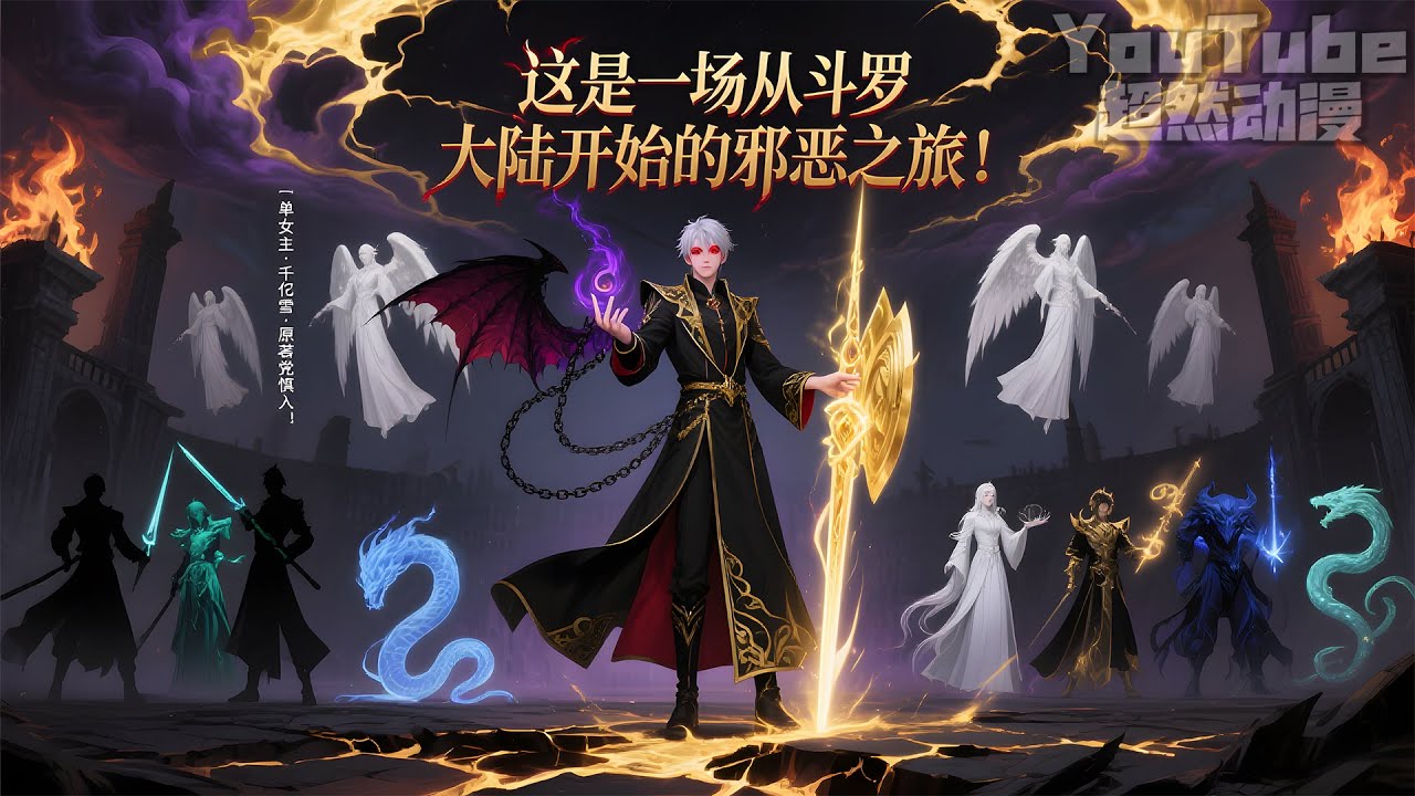 穿越斗罗，千年煞觉醒双神级武魂——莫甘娜与凯莎！废玉小刚，灭史莱克，收服古月娜，统御魂兽界！神界不服？那就打爆神界！这一世，武魂殿才是永恒主宰！#穿越 #斗罗 #热血 #動漫 #小说 #创作者中心