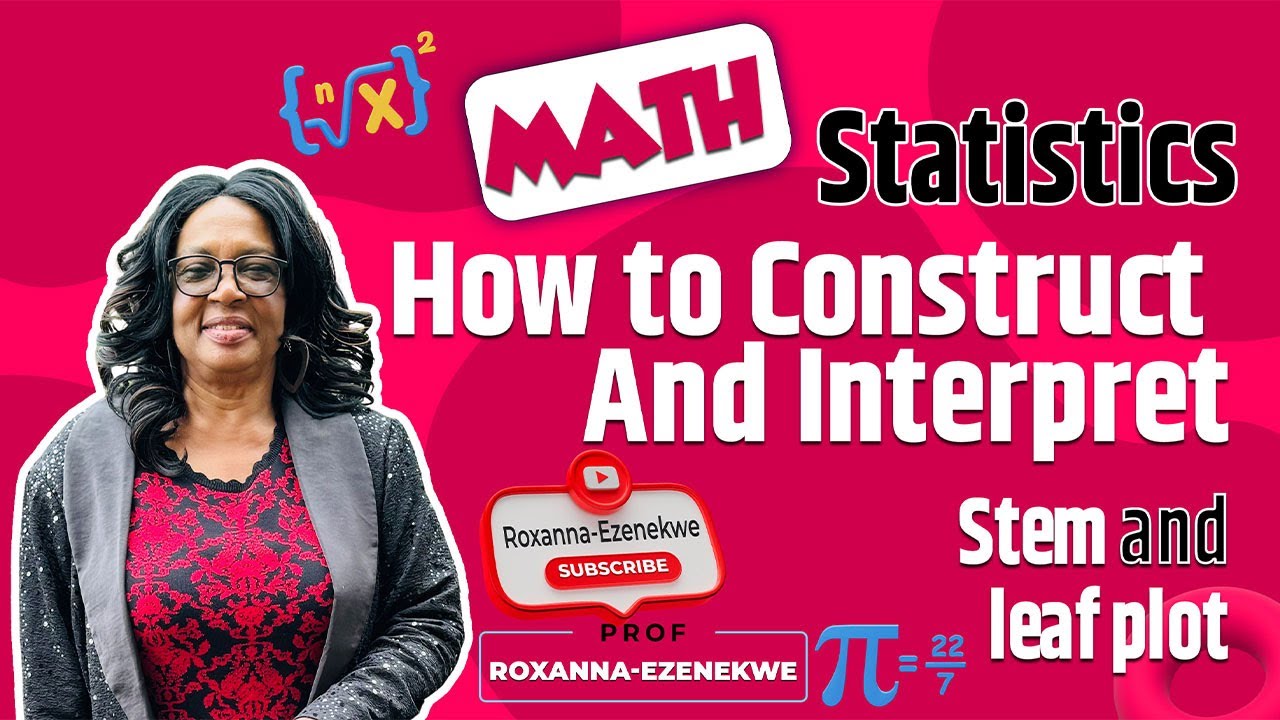 Statistics: How to construct and interprete stem and leaf plot - YouTube