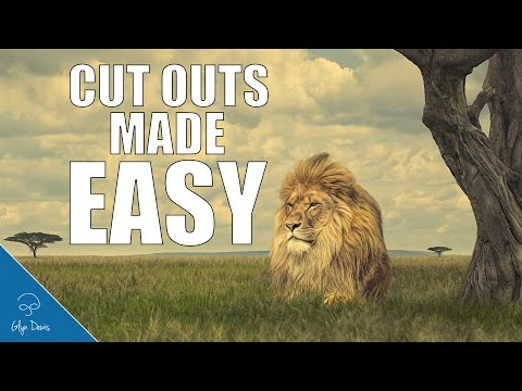 TRICKY CUTS OUTS MADE EASY: Photoshop Tutorial #