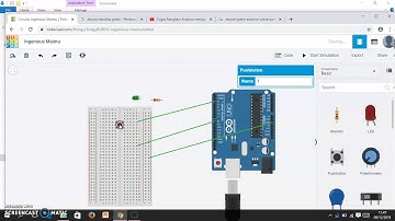 Tugas Rangkaian Arduino mengendalikan LED dengan pushbutton