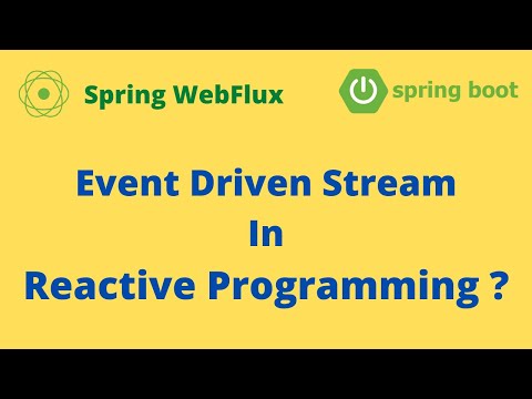 Event Driven Stream In Reactive Programming