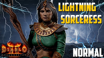 [Normal] Lightning Sorceress Guided Playthrough | Diablo 2 Resurrected