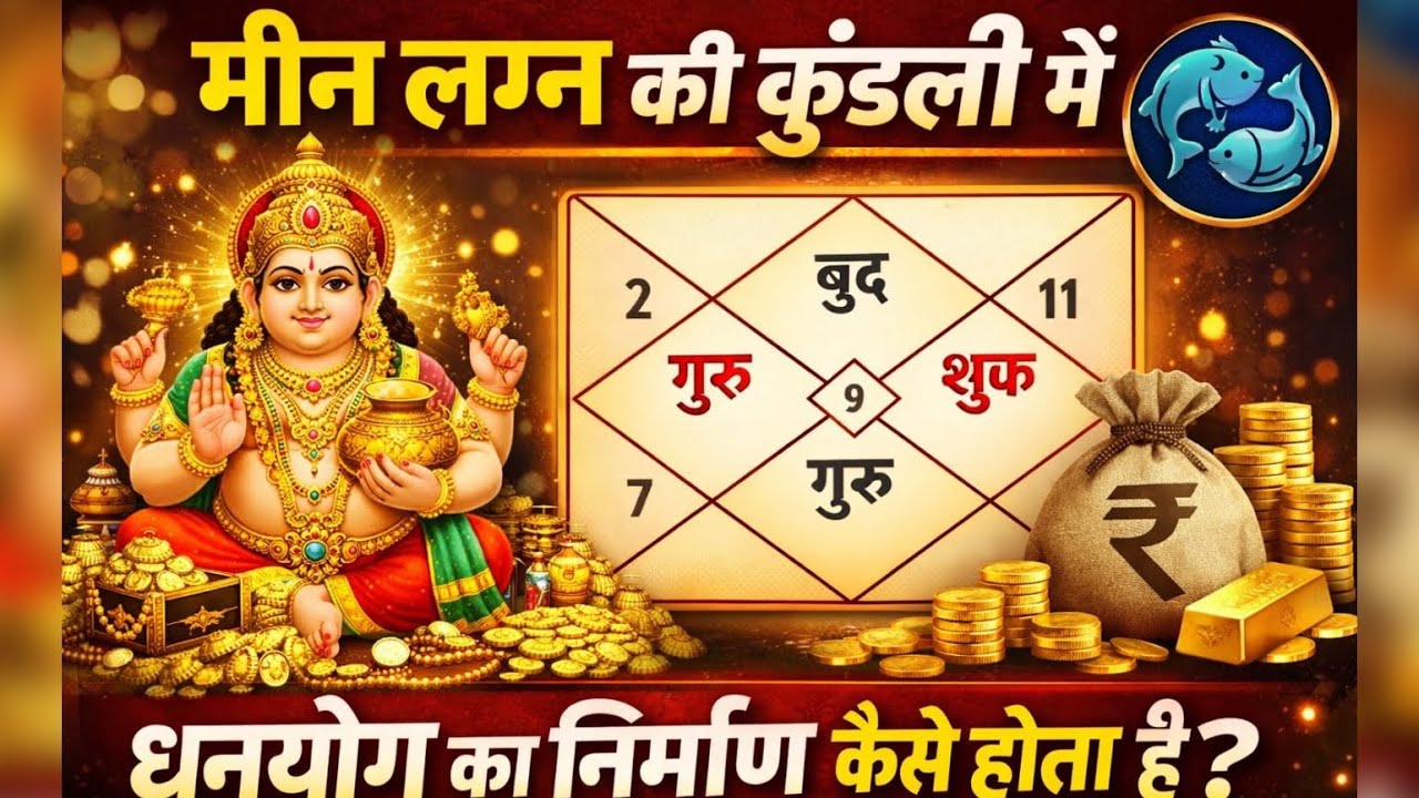 Meen Lagna Me Dhan Yog Ke Rahasya | Kundli Se Paisa Kaise Aata Hai? 