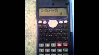 CASIO fx-991MS Calculator Tutorial: Lesson 5- Dealing with complex numbers