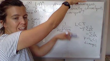 Absolutely convergent, conditionally convergent, or divergent? Ex 1