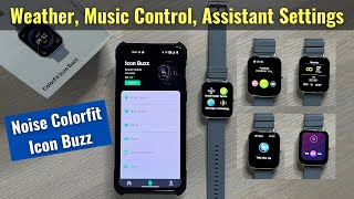 Noise Colorfit Iconbuzz - Weather, Music Control, Calling Function & Voice Assistant Settings screenshot 3
