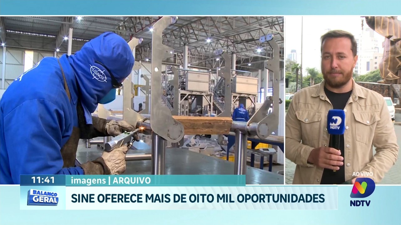 Mais de 8 mil vagas estão disponíveis em Santa Catarina pelo Sine