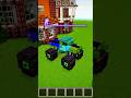 #monster truck in mincraft game