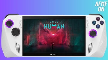 ROG Ally Z1 Extreme: Once Human Gameplay 1080p Low Settings / How to Make Controller Works