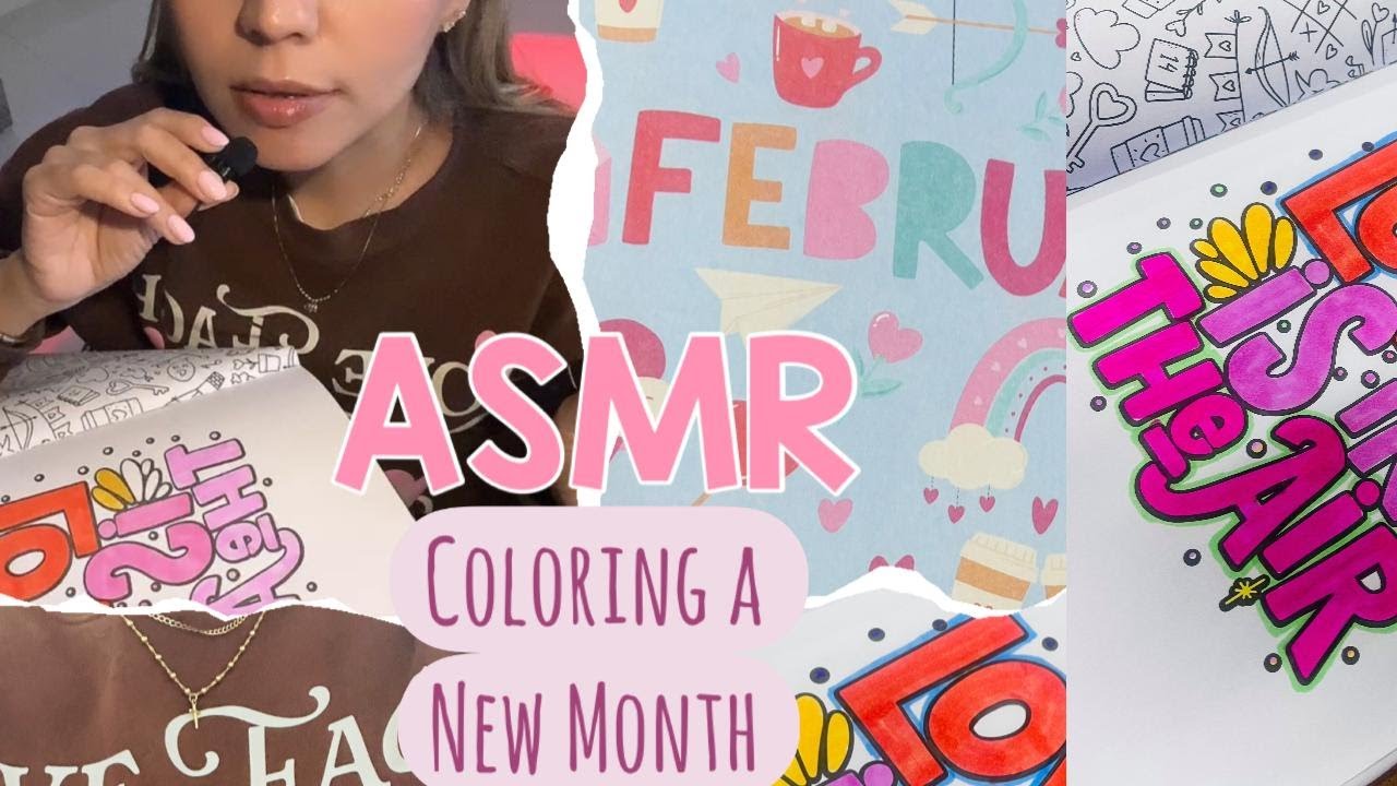 ASMR. COLORING MY PLANNER. MY EXPERIENCE WITH ASMR. GIRL CHAT. GUM AND MOUTH SOUNDS