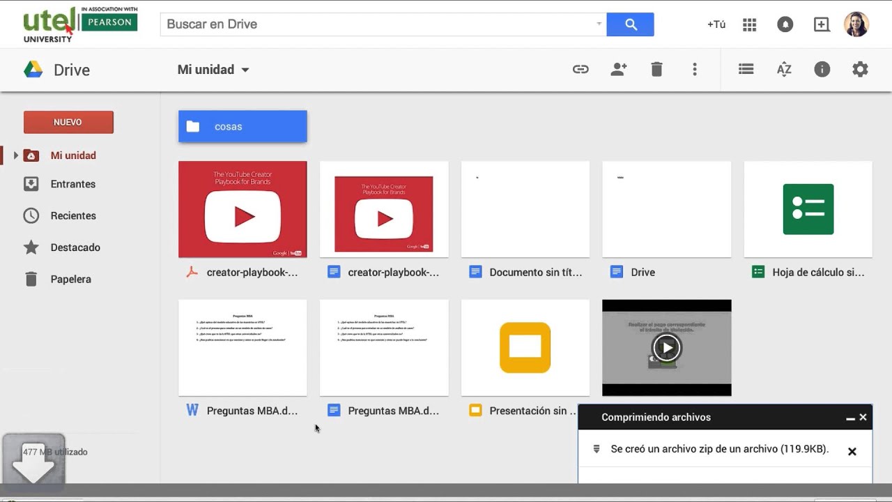 Ver internet Conceder infinito Tutorial ¿Cómo descargar un archivo en Google Drive? - YouTube