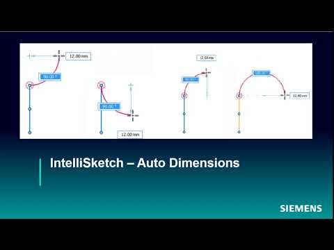 Solid Edge Lesson:8 IntelliSketch - Auto Dimensions