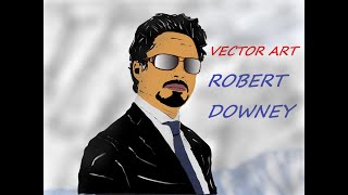 Robert Downey Vector Art | Adobe illustrator Robert Downey Vector Art | Adobe illustrator
