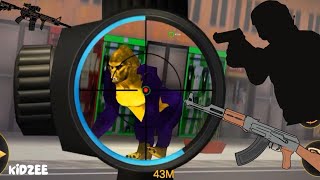 Game Menembak Kingkong Gorilla Pengacau Kota | Kingkong Shooting 3D Game screenshot 4