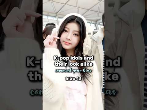 kpop idols and their look alike!!🤍 #kpop