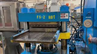 Used 140 Ton Hydraulic Molding & Laminating Press, #29089