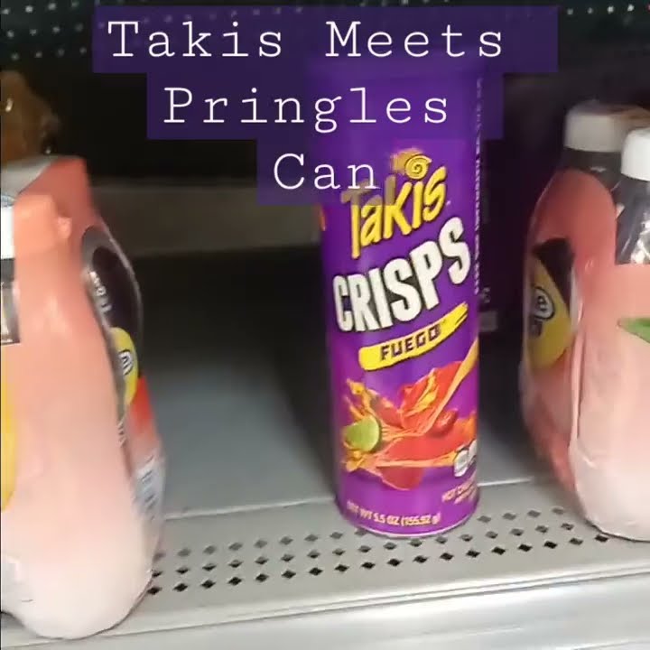 Takis Crisps in a Pringles Can!! subscribe Walmart finds YouTube