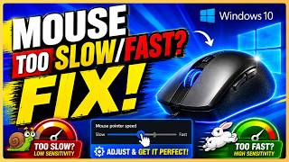 How To Change Mouse Sensitivity in Windows 10 (2026 - 40 Second Guide )