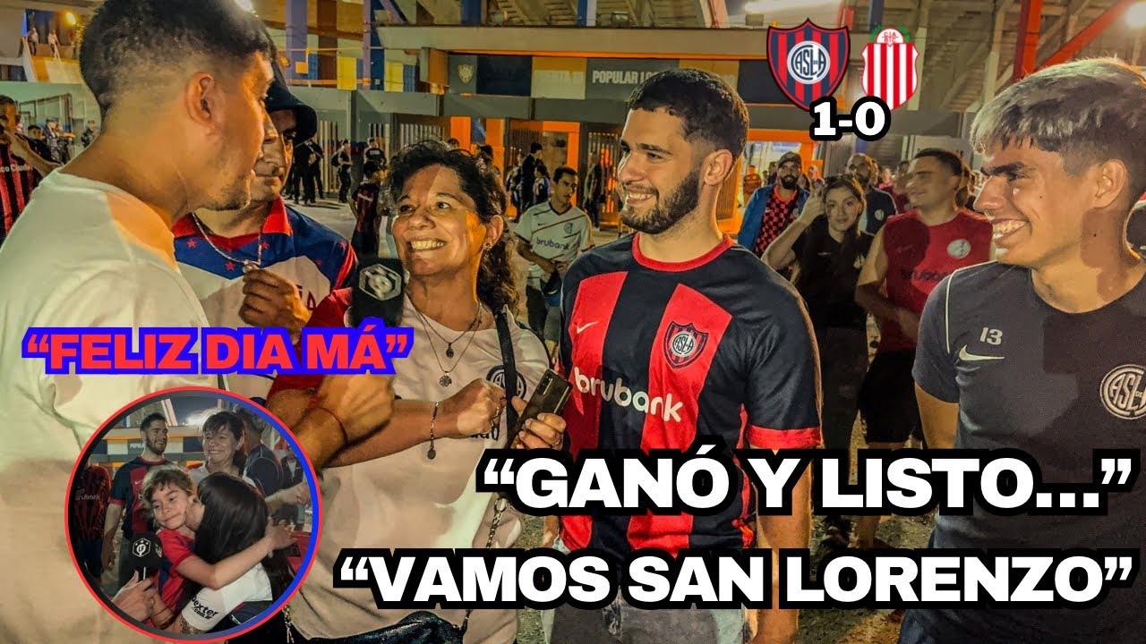 SAN LORENZO 1 - 0 BARRACAS CENTRAL | REACCIÓN CON LOS HINCHAS - YouTube