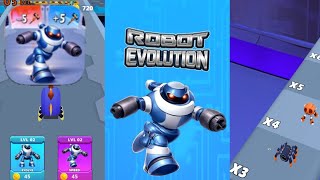 🦾Robots Run Runner Evolution Gameplay Walkthrough Part 1 – Power Up Robots & Run (Android,iOS)