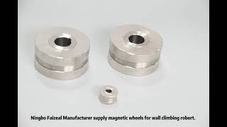 Magnetic wheel for Wall Climbing Robort | Ningbo Faizeal
