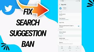 How To Fix And Solve Search Suggestion Ban On Twitter App