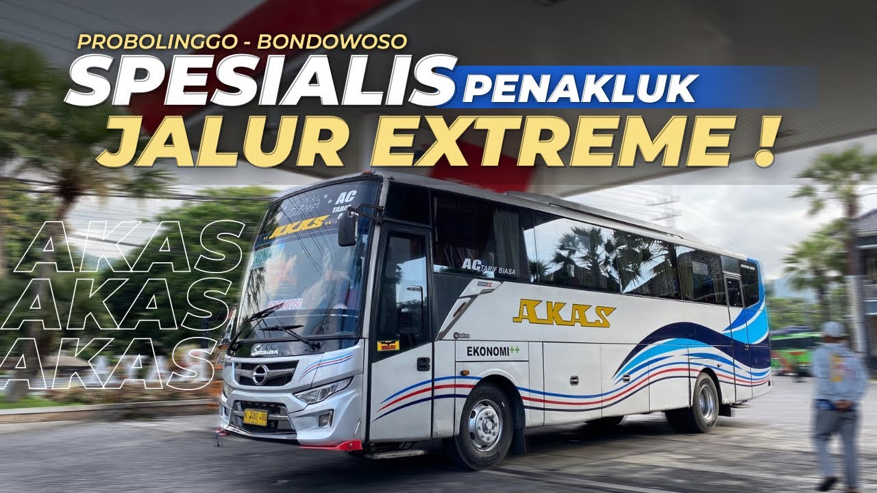 UJI SKILL DRIVER AKAS MELEWATI JALUR EXTREME ARAK ARAK ‼️ Trip Bersama PO Akas Probolinggo Bondowoso