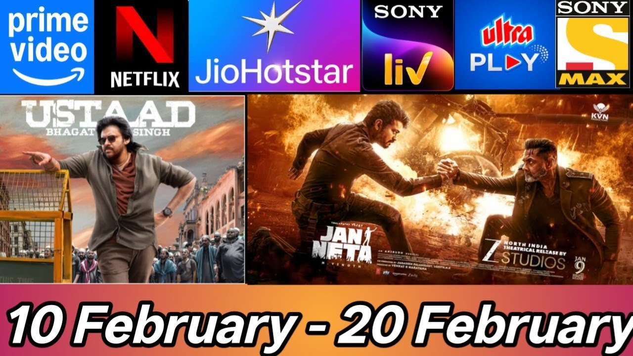 Top 10 New South Hindi Dubbed Movies Available On YouTube|Toxic|Jana Nayagan