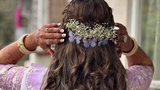 🎉Hairs styles for wedding#trending styles #🥳❤️👧