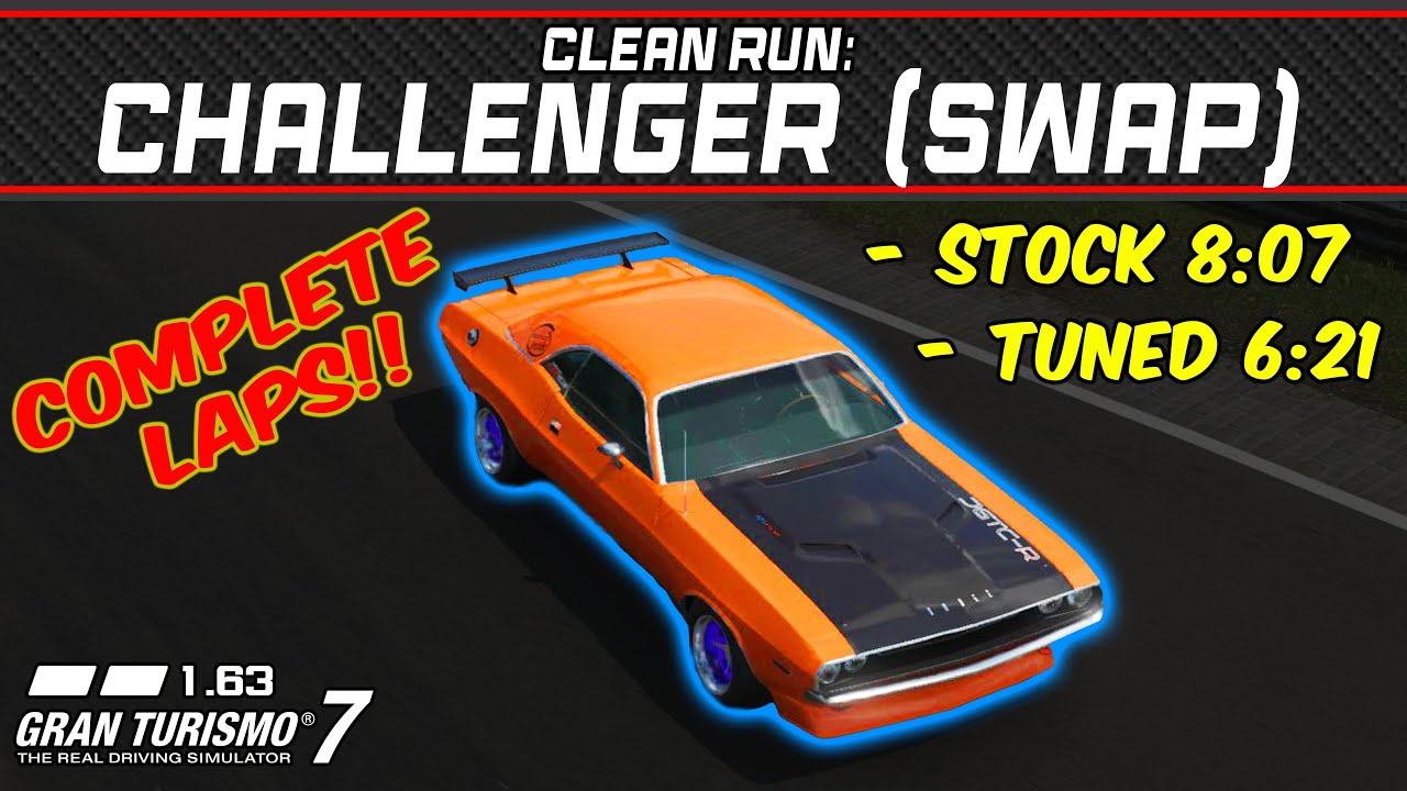 GT7 - Clean Run: Dodge Challenger R/T '70 Demon Swap - Gran