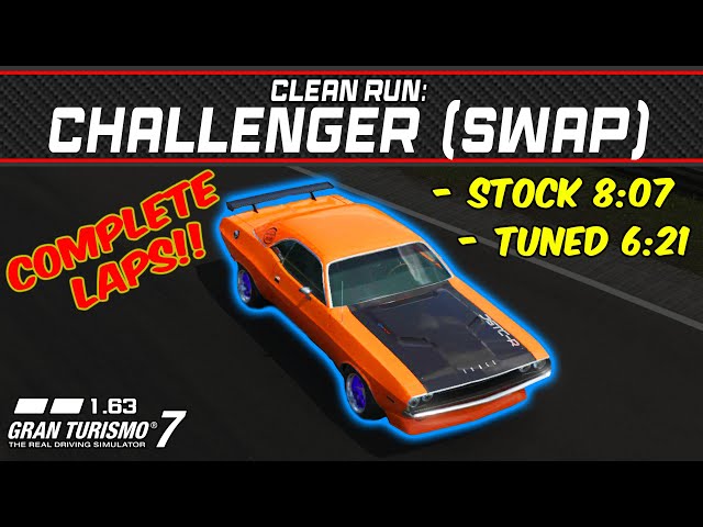 GT7 - Clean Run: Dodge Challenger R/T '70 Demon Swap - Gran