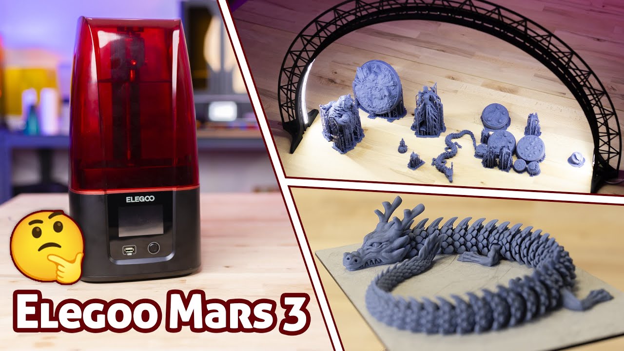 Test de l'imprimante 3D résine / SLA Elegoo Mars 2 Pro