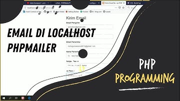 PHPMAILER - CARA MENGIRIM EMAIL DENGAN PHP DI LOCALHOST (WAJIB AKTIF INTERNET)