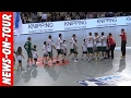 HSG Wetzlar 04.03.2017 Einlauf in die Schwalbe Arena Gummersbach | Handball Bundesliga