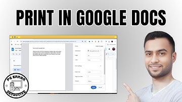 How to Print in Google Docs - Quick Tutorial (2025)