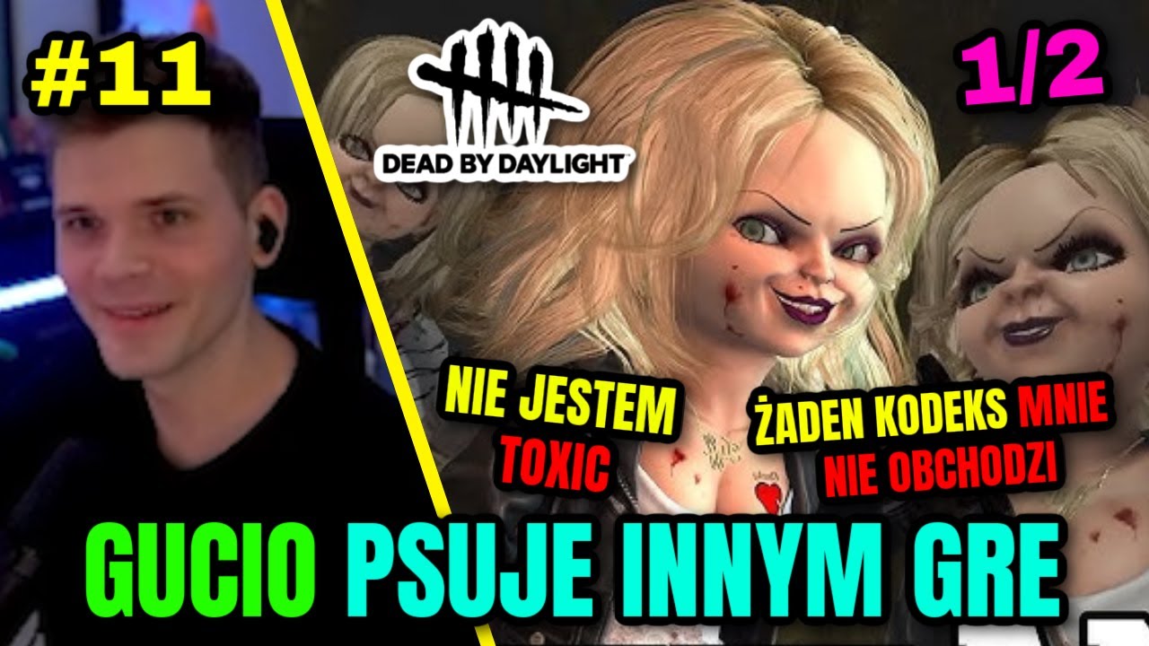 GUCIO I DEADY BY DAYLIGHT | PART 11 | MARATON Z DBD | GUCIO PSUJE INNYM GRE #h2p_gucio #gucioshoty