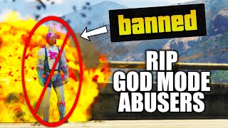FINALLY Stopped! GTA Online Modder SHUTS DOWN God Mode Abusers - Cheaters Beware!