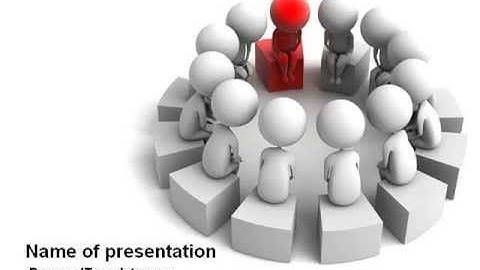 Group Deliberation PowerPoint Template by PoweredTemplate.com