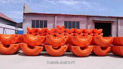 PE pipe floats