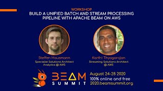 workshop:Apache Beam on Amazon Kinesys Data Analytics - Steffen Hausmann & Karthi Thyagarajan