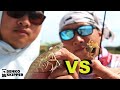 CRABS VS SHRIMP! Dad VS Son Inshore Saltwater Fish off!