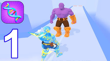 DNA Evolution 3D - Gameplay Part 1 Levels 1 - 7 (Android, iOS)