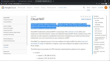 How Google Cloud NAT works?