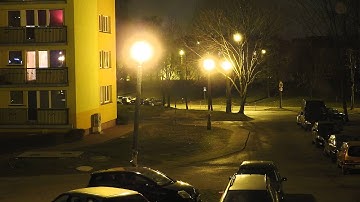 Nikon P610 Time-lapse video / interval photo [night]