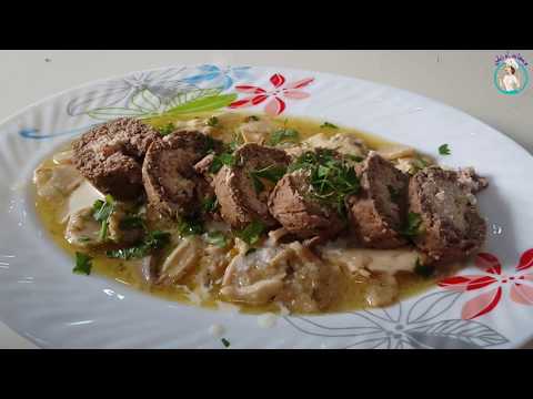 كيفية تحضير طبق الرولي في الاعراس بصلصة الفطر و الجبن سهل و بنين  كيفية تحضير طبق الرولي في الاعراس بصلصة الفطر و الجبن سهل و بنين